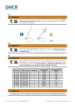 Preview for 6 page of OMCR VDI3366 Use And Maintenance Manual