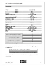 Preview for 3 page of OMEGA AIR CDi-16B Installation And Operating Manual