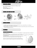 Preview for 3 page of Omega Altise OD152W Operation, Maintenance And Safety Instructions