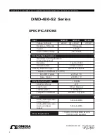 Preview for 2 page of Omega Engineering DMD-480-S2 Series User Manual