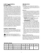 Preview for 2 page of Omega Lift Equipment 21025 Operating Instructions & Parts Manual