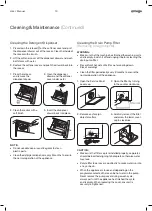 Preview for 19 page of Omega OFLW1000AW Installation & User Manual