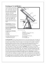 Preview for 2 page of Omegon N114/900 EQ-1 Instruction Manual