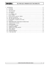 Preview for 3 page of OMERA OPI M-400 Operation And Maintenance Manual