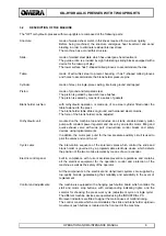 Preview for 8 page of OMERA OPI M-400 Operation And Maintenance Manual