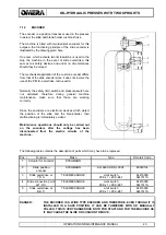 Preview for 40 page of OMERA OPI M-400 Operation And Maintenance Manual