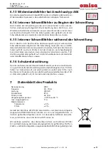 Preview for 31 page of omisa HST 300 2.0 User Manual