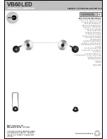 Omnimount VB60LED Instruction Manual preview