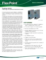 Preview for 1 page of Omnitron Systems FlexPoint 10/100 Quick Start Manual