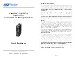 Preview for 1 page of Omnitron Systems RuggedNet 10GPoEBT/Mi Quick Start Manual