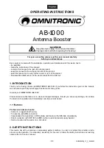 Preview for 7 page of Omnitronic AB-1000 User Manual