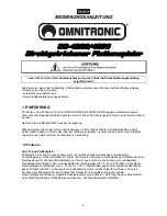 Preview for 5 page of Omnitronic DD-4220 Operating Instructions Manual