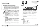 Preview for 2 page of Omnitronic NCH-1000 User Manual