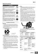 Preview for 31 page of Omron S8VS 120-W Manual