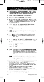 Preview for 13 page of One for All KAMELEON 5 URC-8305 Instruction Manual