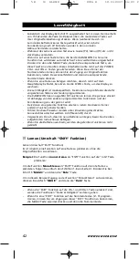 Preview for 43 page of One for All KAMELEON 5 URC-8305 Instruction Manual