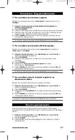 Preview for 148 page of One for All KAMELEON 5 URC-8305 Instruction Manual