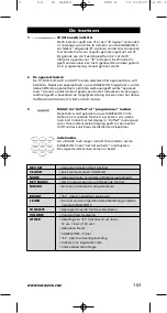 Preview for 164 page of One for All KAMELEON 5 URC-8305 Instruction Manual