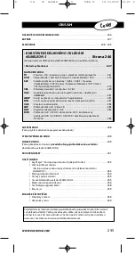 Preview for 236 page of One for All KAMELEON 5 URC-8305 Instruction Manual