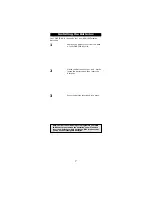 Preview for 7 page of One for All LITE URC-2589 User Manual & Code Book