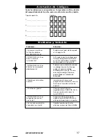 Preview for 38 page of One for All URC-3445 Instruction Manual  & Code  List