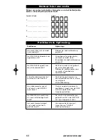 Preview for 65 page of One for All URC-3445 Instruction Manual  & Code  List