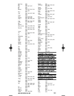 Preview for 104 page of One for All URC-3445 Instruction Manual  & Code  List