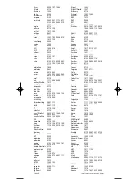 Preview for 105 page of One for All URC-3445 Instruction Manual  & Code  List