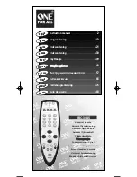 Preview for 116 page of One for All URC-3445 Instruction Manual  & Code  List