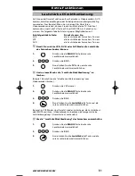 Preview for 196 page of One for All URC-3445 Instruction Manual  & Code  List