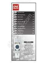 Preview for 1 page of One for All URC-7930 Instruction Manual