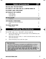 Preview for 2 page of One for All ZAPPER URC-6010 Manual