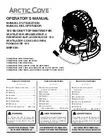 One World Technologies Arctic Cove MBF0181 Operator'S Manual preview