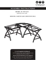 Preview for 1 page of Onespace 50-JN15L05 Assembly Instructions Manual