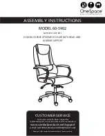 Preview for 1 page of Onespace 60-5902 Assembly Instructions Manual