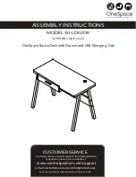 Preview for 1 page of Onespace Basics 50-LD02OK Assembly Instructions Manual