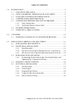 Preview for 3 page of Onicon F-5100 Inline Installation And Operation Manual