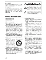 Preview for 4 page of Onkyo CS-265 Instruction Manual