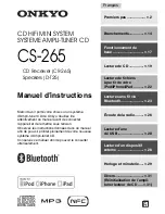 Preview for 39 page of Onkyo CS-265 Instruction Manual