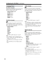 Preview for 56 page of Onkyo DV-CP802 Instruction Manual