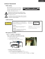 Preview for 3 page of Onkyo DV-SP301 Service Manual