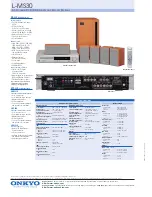 Preview for 2 page of Onkyo Liverpool L - MS30 Brochure & Specs