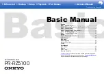 Preview for 1 page of Onkyo PR-RZ5100 Basic Manual