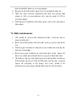 Preview for 34 page of Online UPS Specialist Pty Ltd PP10KL User Manual