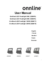 Preview for 1 page of ONNLINE Onnflood CEB976 User Manual