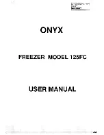 Preview for 1 page of Onyx 125FC User Manual