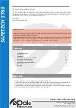 Preview for 2 page of Opale Parachutes SAFETECH 3.2K ST60 User Manual