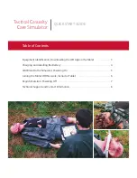 Preview for 2 page of Operative Experience Tactical Casualty Care Simulator Quick Start Manual