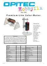 Preview for 1 page of Opitec Hobbyfix 113.727 Manual