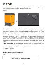 Preview for 5 page of Opop H 425 EKO Manual